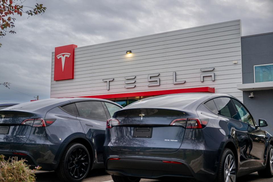 Tesla saw sales declines in Europe in 2025.Photo by Brandon Bell on Getty Images