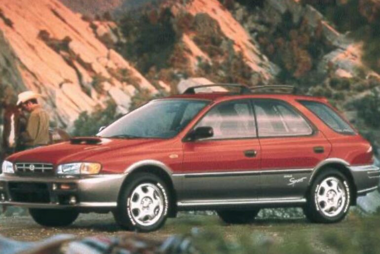 1999 Subaru Outback Sport. The official car of?