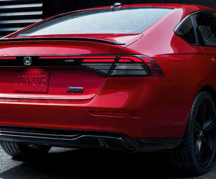 2023-2025 Honda Accord hybrid Rear End