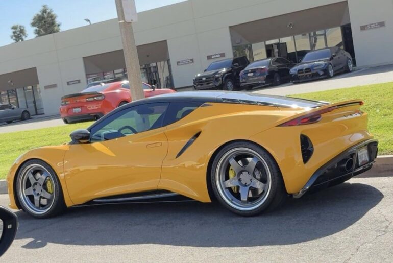 [Lotus Emira] lowered on coils and some Rotiforms