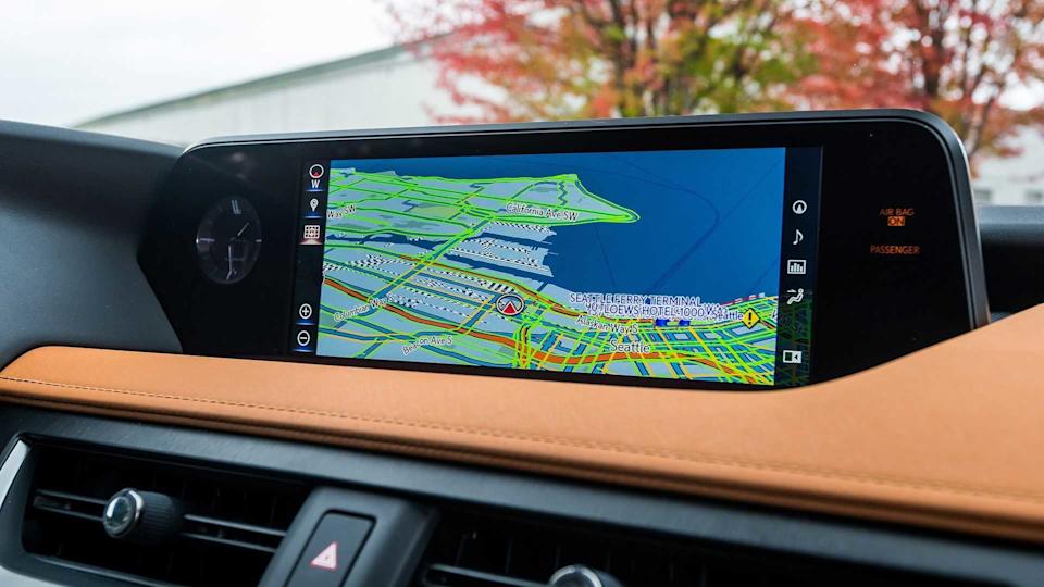 Shot of the infotainment system in a 2019 Lexus UX