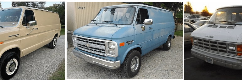 The year is 1985, and you're shopping for a work van. Which one are you choosing?