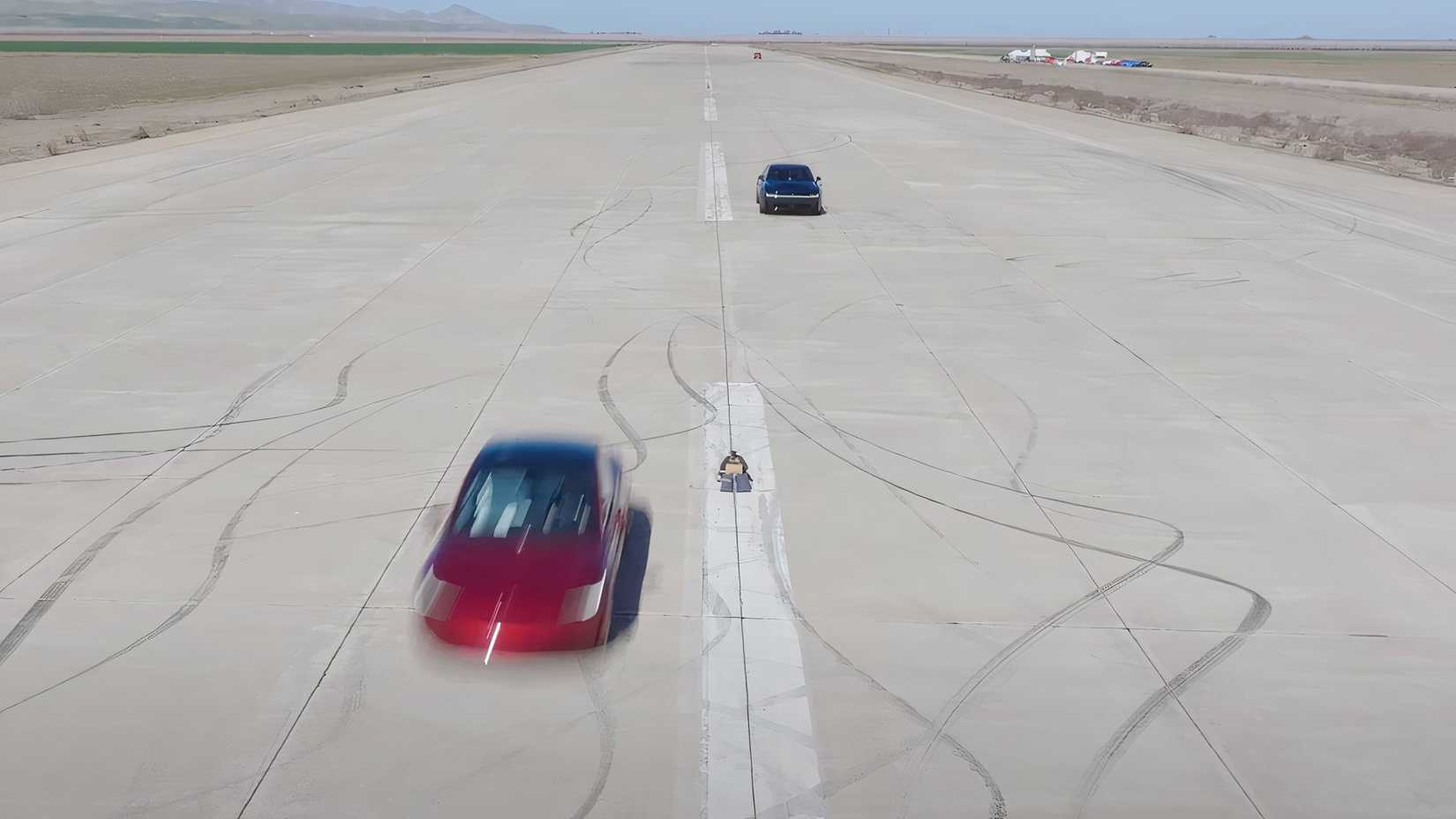 Dodge Charger EV Drag Races Tesla Model 3 Performance