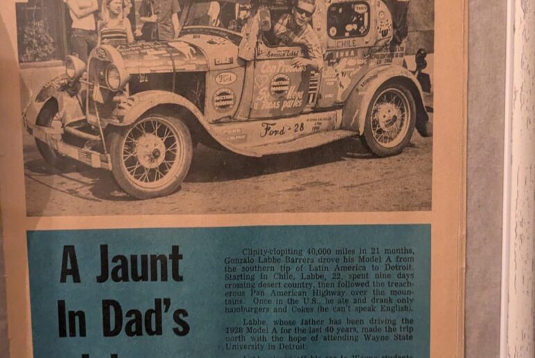 1928 Ford Model A that drove 40,000 miles from Chile to Detroit in 1969 - trying to reunite it with its original owner