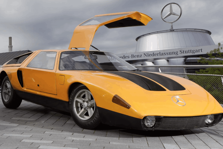1970 Mercedes C111, a Wankel engine model, 16 units produced (2814x1585)