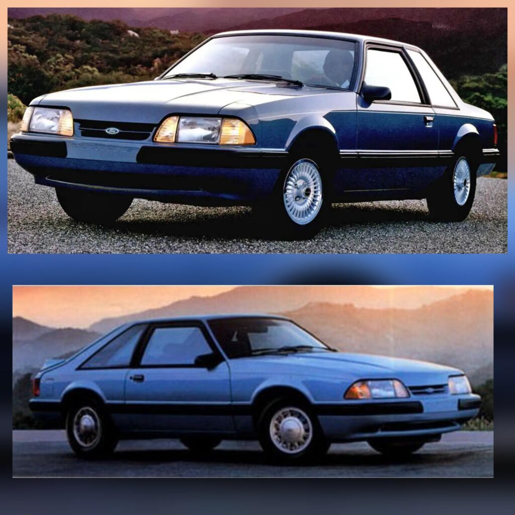 In 1991, the 2.3L 4-cylinder Ford Mustang received a power bump from 88 to 105 hp - who are you street racing now?