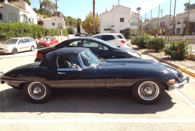 Spotted this beautiful [Jaguar E-Type]