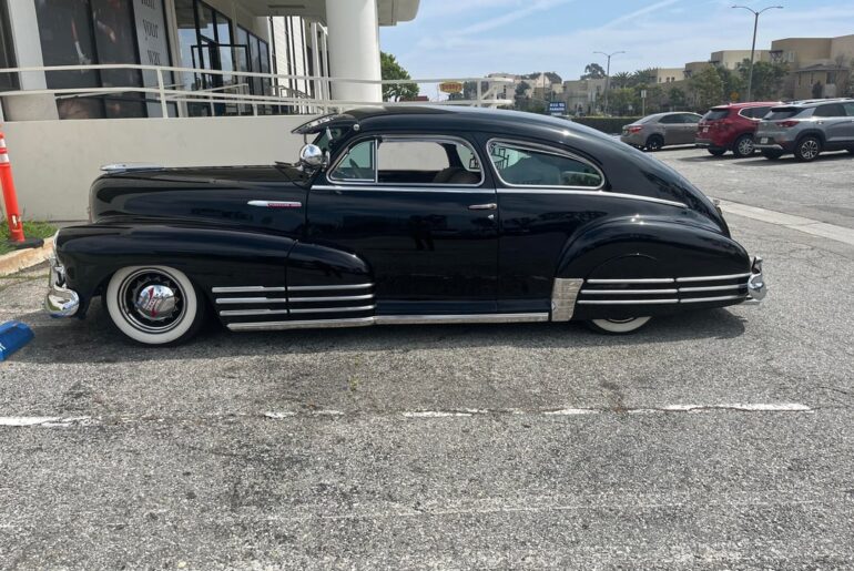[Chevy Fleetline] pulled in right behind me