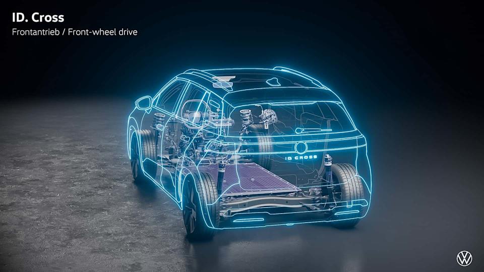 VW ID Cross series version disguised on factory pictures (2026)