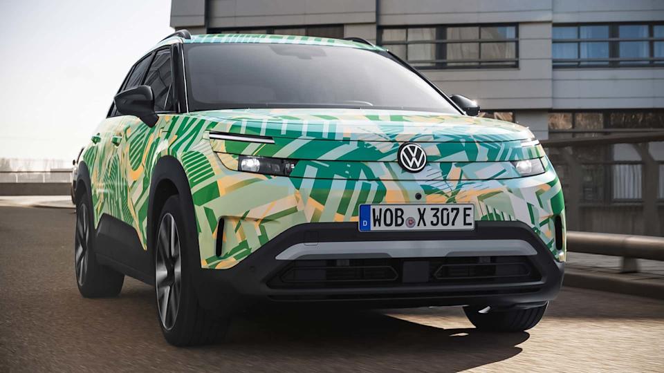 VW ID Cross series version disguised on factory pictures (2026)