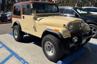 Spotted at San Diego’s Cherry Blossom Festival [1983 Jeep Wrangler]