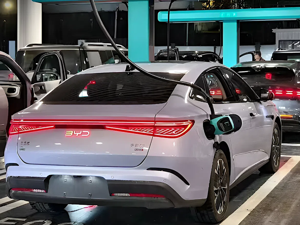 A BYD flash charging station in China.BYD Fans via CarNewsChina