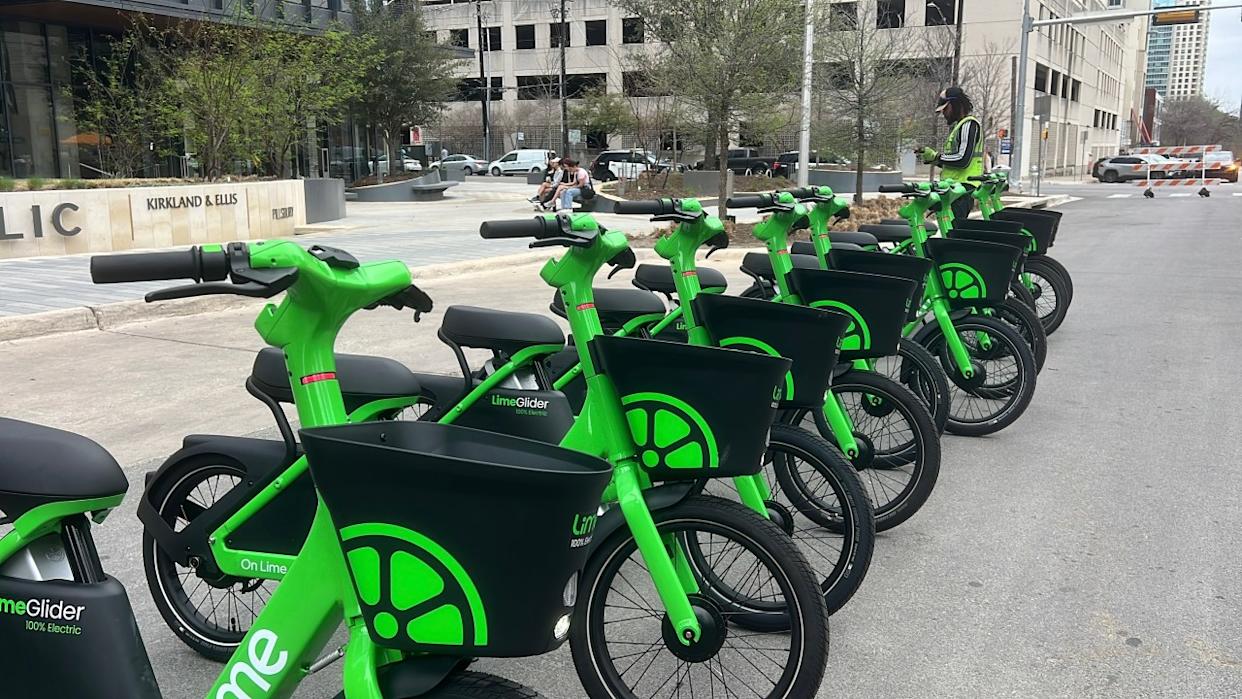 Lime’s First Ride Academy at Republic Square in downtown Austin on Saturday, March 7, 2026. (KXAN Photo/Abigail Jones)