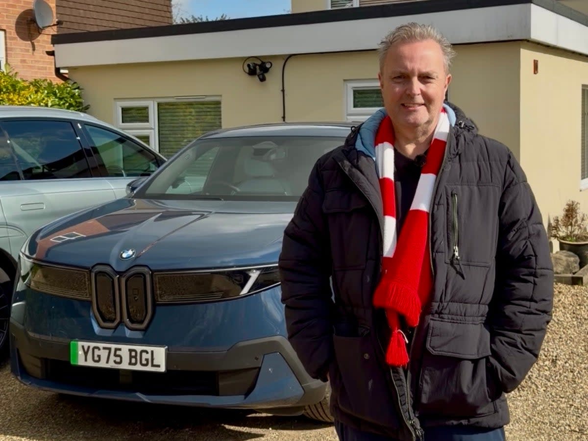 Steve's aim was to see if the 500-mile range of the BMW iX3 would get him from Buckinghamshire to Liverpool and back without any recharging (Steve Fowler)