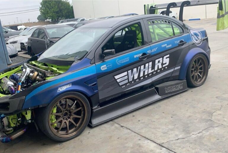 [Mitsubishi Evo X] Time attack built by Wheelers Motorsports in Chino, CA