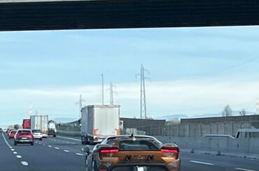 [Ferrari 296 v6 KO hybrid prototype] spotted on the highway outside Modena