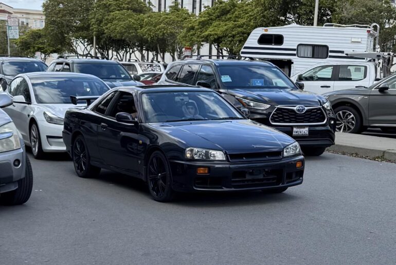 I think a [Nissan skyline R34] spotted in SF