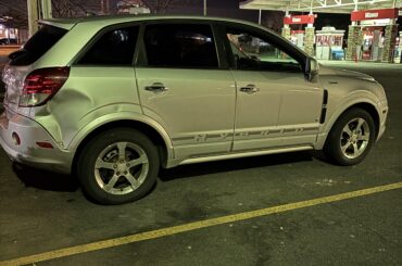 Saturn Vue hybrid. It amazes me how it’s still on the road.