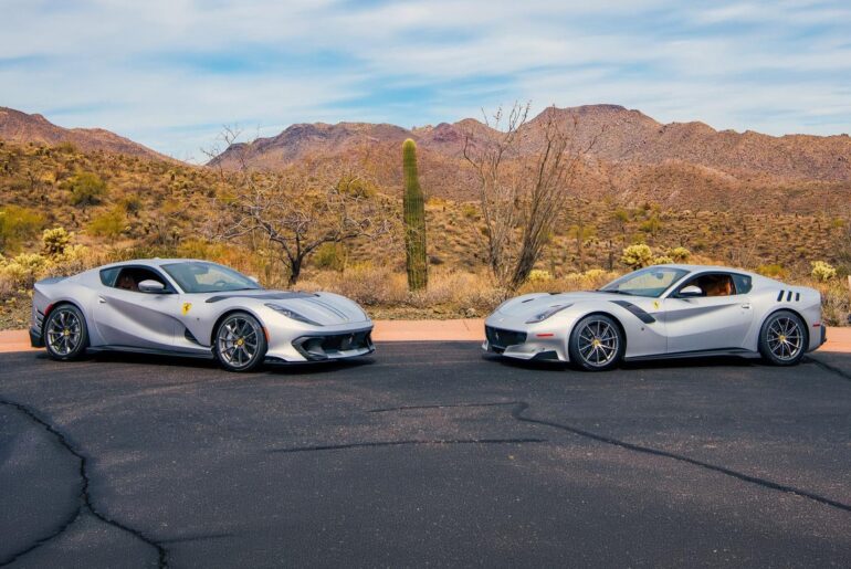 Ferrari 812 Competizione and Ferrari F12tdf [1651x1651]