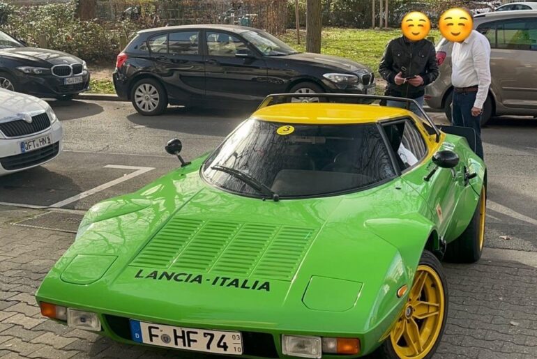 Just saw this [Lancia Stratos Replica] a few minutes ago.