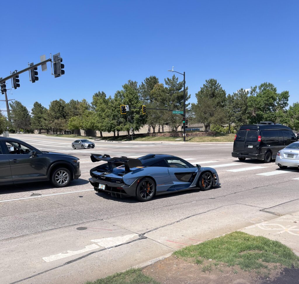 [McLaren Senna] seen outside of Denver Colorado.