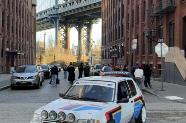 [Peugeot 205 Rallye] in Dumbo this morning