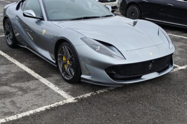 Spotted this [Ferrari 812 Superfast] at a service station. Owner had just bought it and was on his way back home