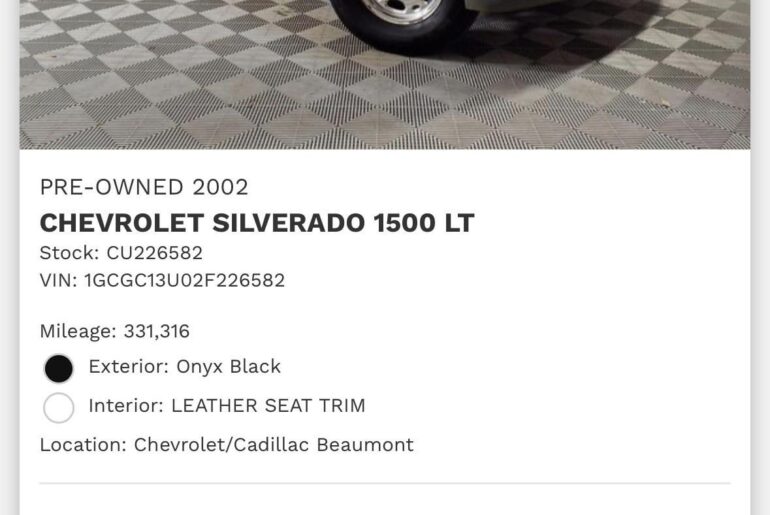 I thought this would be something that would go straight to auction…