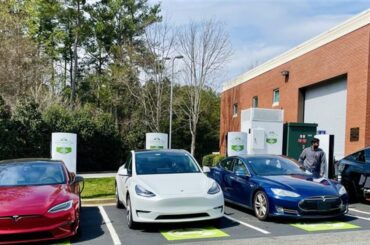 Alpharetta launches city-branded Tesla charging station at police HQ – WSB-TV Channel 2