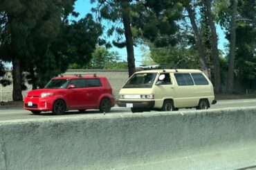 A nice old Toyota Van and even more recent spots.