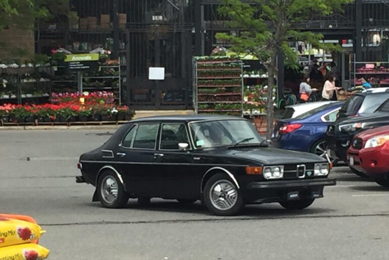 [Saab 99] Making a Home Depot run…when I was a kid we had one just like this in yellow.