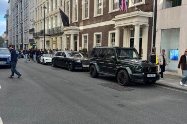 Simple and humble 3 car solution for Central London [Bugatti, Rolls-Royce, Brabus]