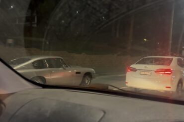 [Aston Martin DB5] one wet night while working in Sydney.
