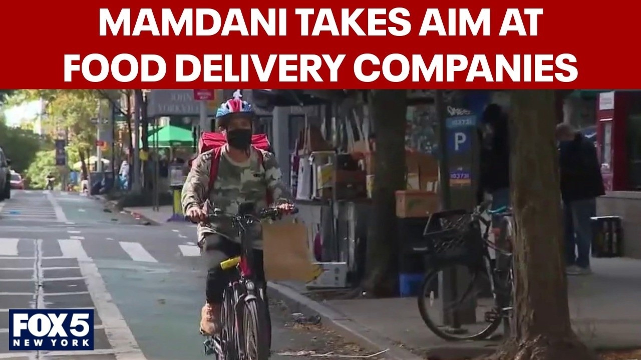 Mamdani takes aim at food delivery companies