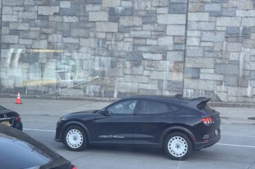 [Ford Mach-E Rally] entering the Lincoln tunnel into Manhattan