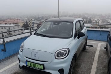 My mom's Leapmotor T03. Looks like a mix of Mini and Fiat 500 imo.