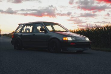 90 civic wagon | Tein street advance Z