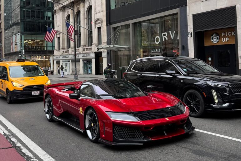 Spotted this [Ferrari F80] on Sunday morning while I was out getting coffee in New York City