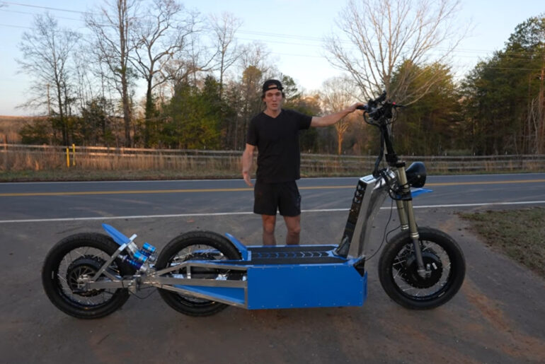 It'll Be A Cold Day In Hell Before You Catch Me Riding This 100 MPH Electric Scooter