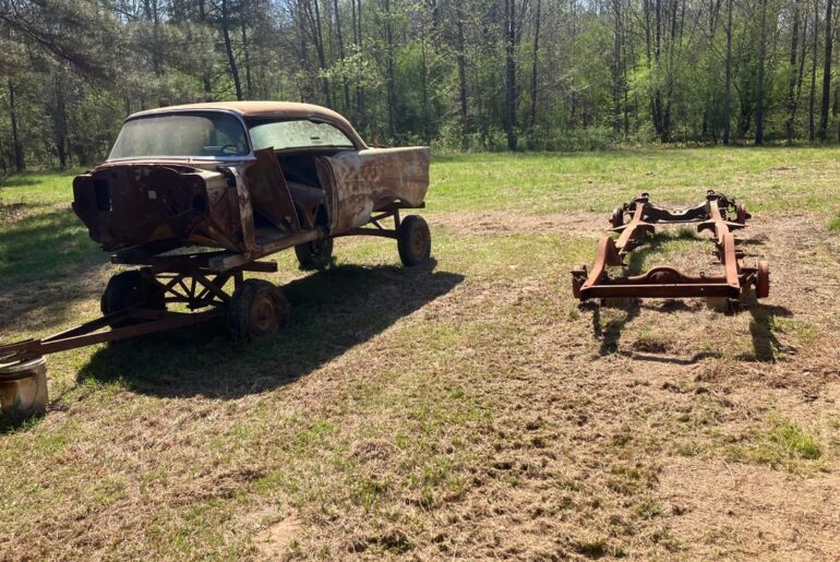 REPOST W/PICS 57 Chevy Bel Air 2-Dr hardtop project value?