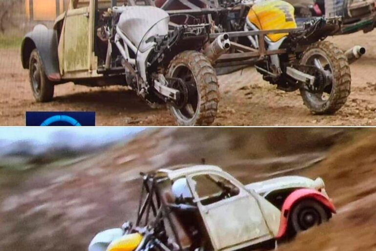 The very rare Citroen 2CV-SV650x2