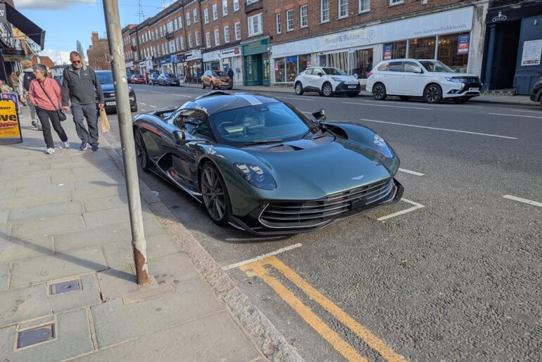 [Aston Martin Valhalla] on the first sunny day in a while
