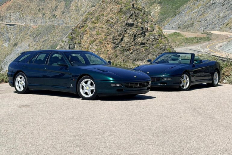 [Ferrari 456 GT Venice and Spyder] spotted at a vista on the PCH last week
