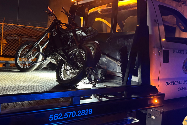 Long Beach police break up e-bike takeover; 1 arrested