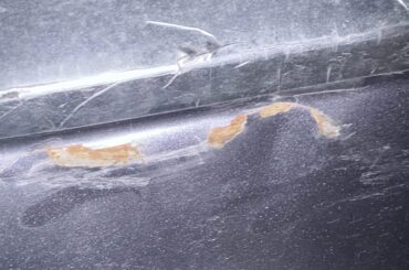 How to prevent a scratch from rusting further?