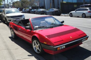 Spotted this [Ferrari Mondial Cabriolet] near Gold's Gym Venice