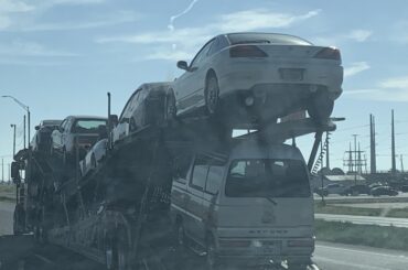[Nissan S15 Silvia] About 300 meters back I noticed it, and was like “That looks like an S15… na it can’t be.” I then thought of every car that could be fooling me, until it was confirmed an S15 Silvia. Wish I could have gotten a pic of the front, as it was nice. Some other JDM’s too, and S2K.
