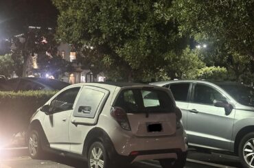 Pizza heater car spotted in Westlake Village, CA.