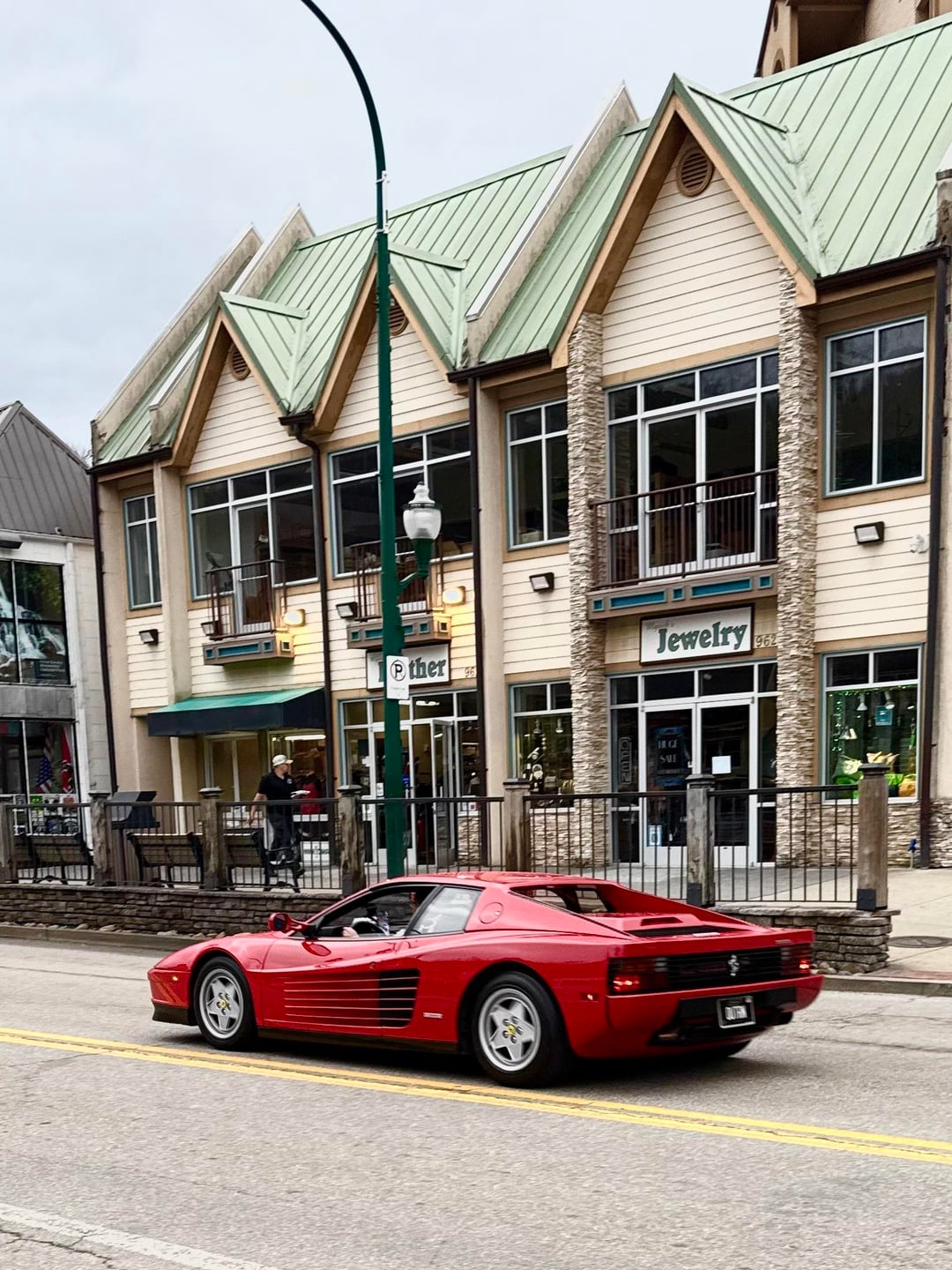 The iconic [Ferrari Testarossa] on a grey morning drive - EVSHIFT