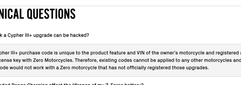 Electric Motorcycles Don’t Have To Be Security Nightmares, But This One Was